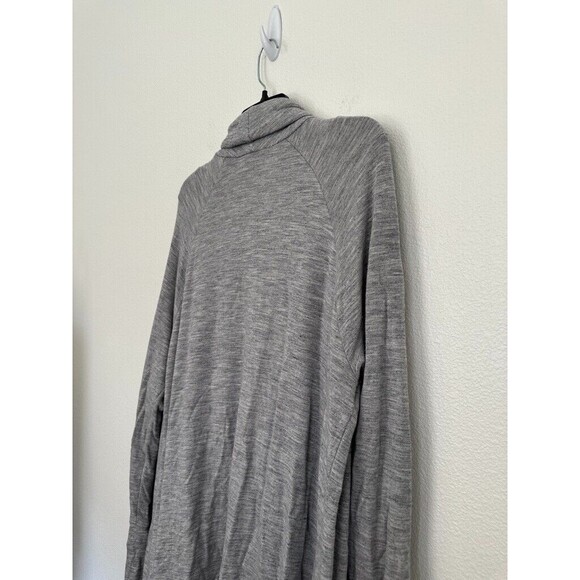Athleta Women's Pranayama Cardigan Waterfall Modal Blend Gray Sz Medium Stretch - Picture 8 of 9